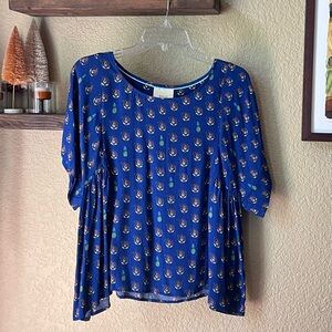 Anthropologie Maeve Print Top, Medium